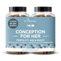 Suplementos de fertilidad Conception para mujeres frasco