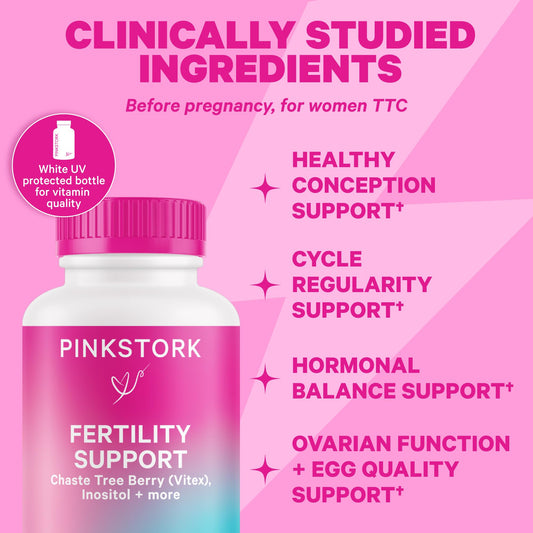 Suplementos para fertilidad femenina Pink Stork