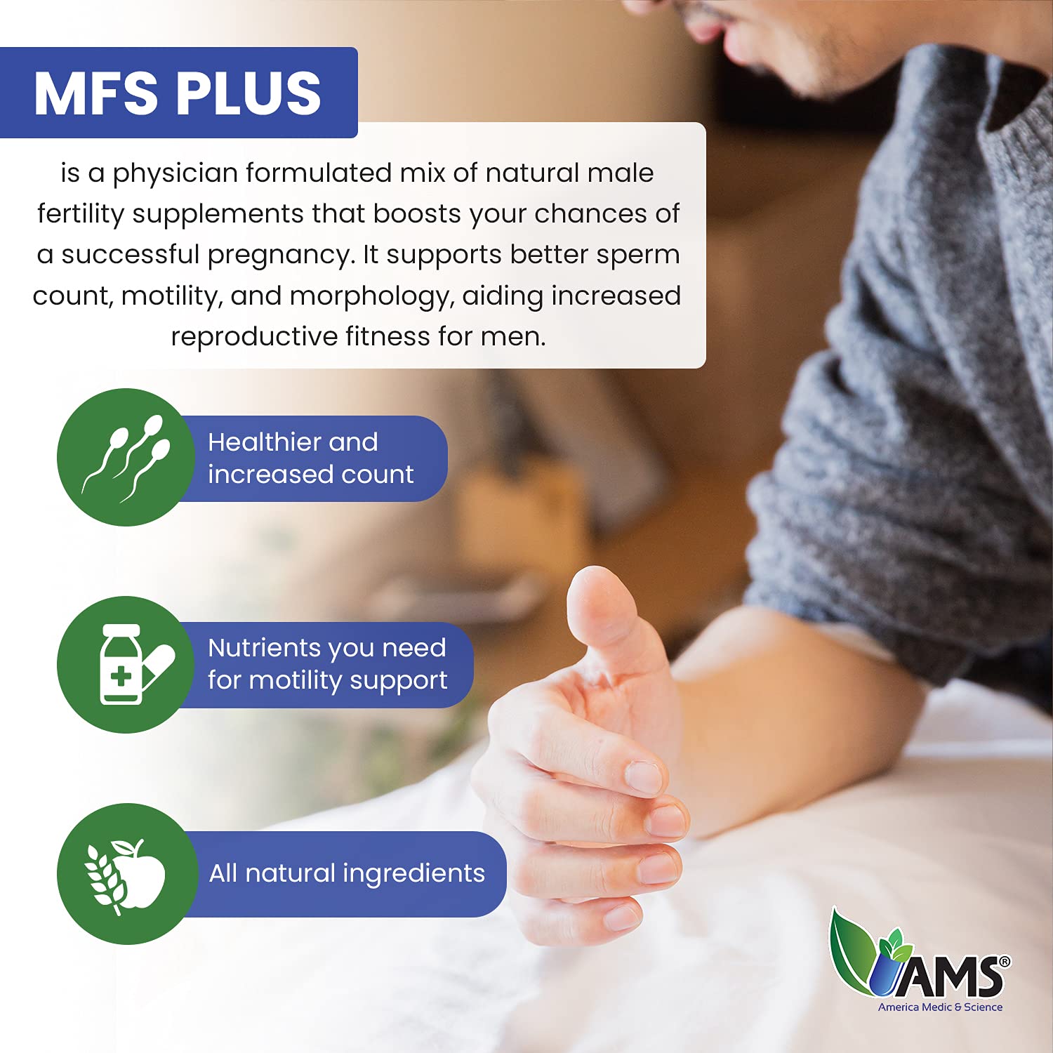 Suplementos fertilidad masculina con fórmula botánica exclusiva