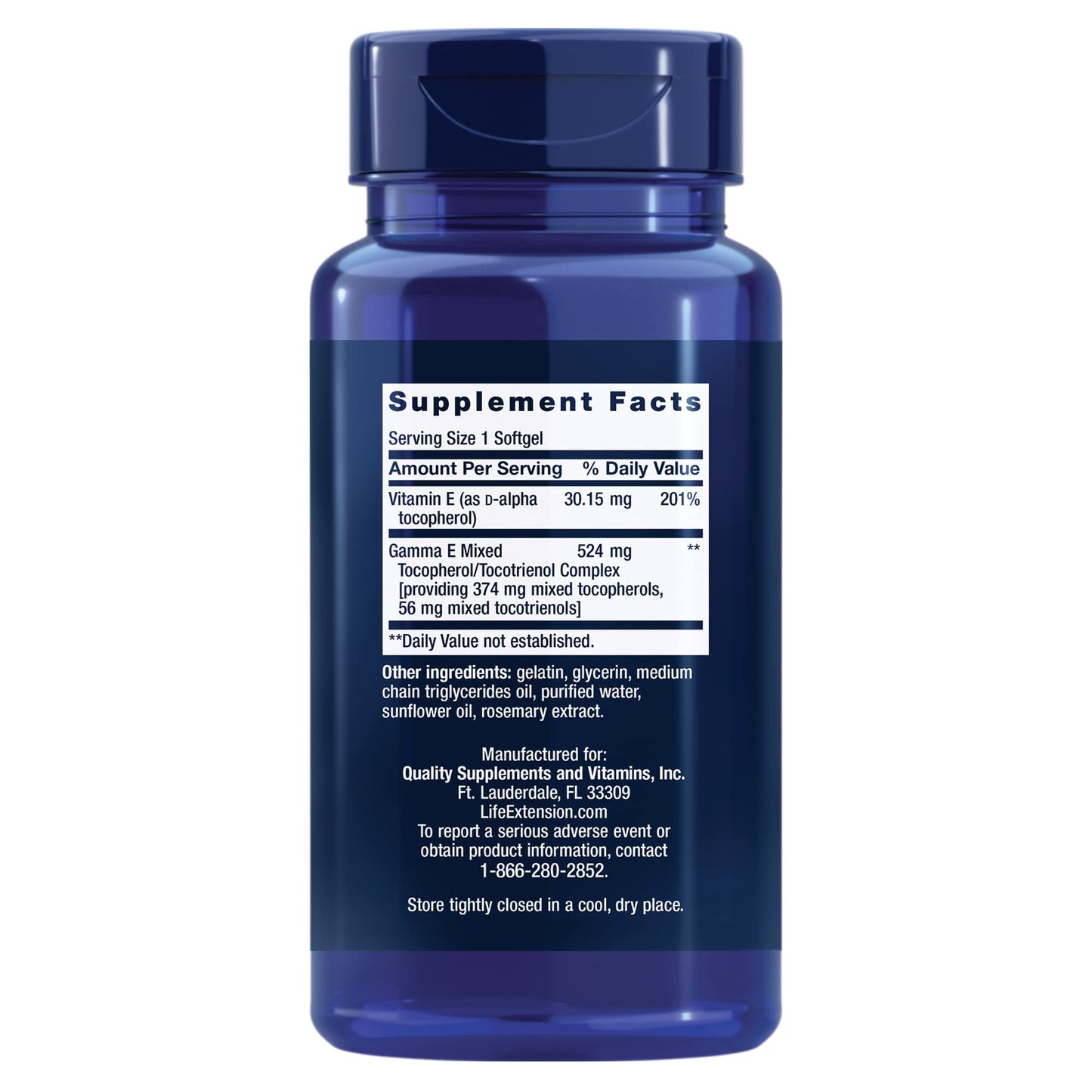 Suplementos Life Extension vitaminas E y K para salud integral