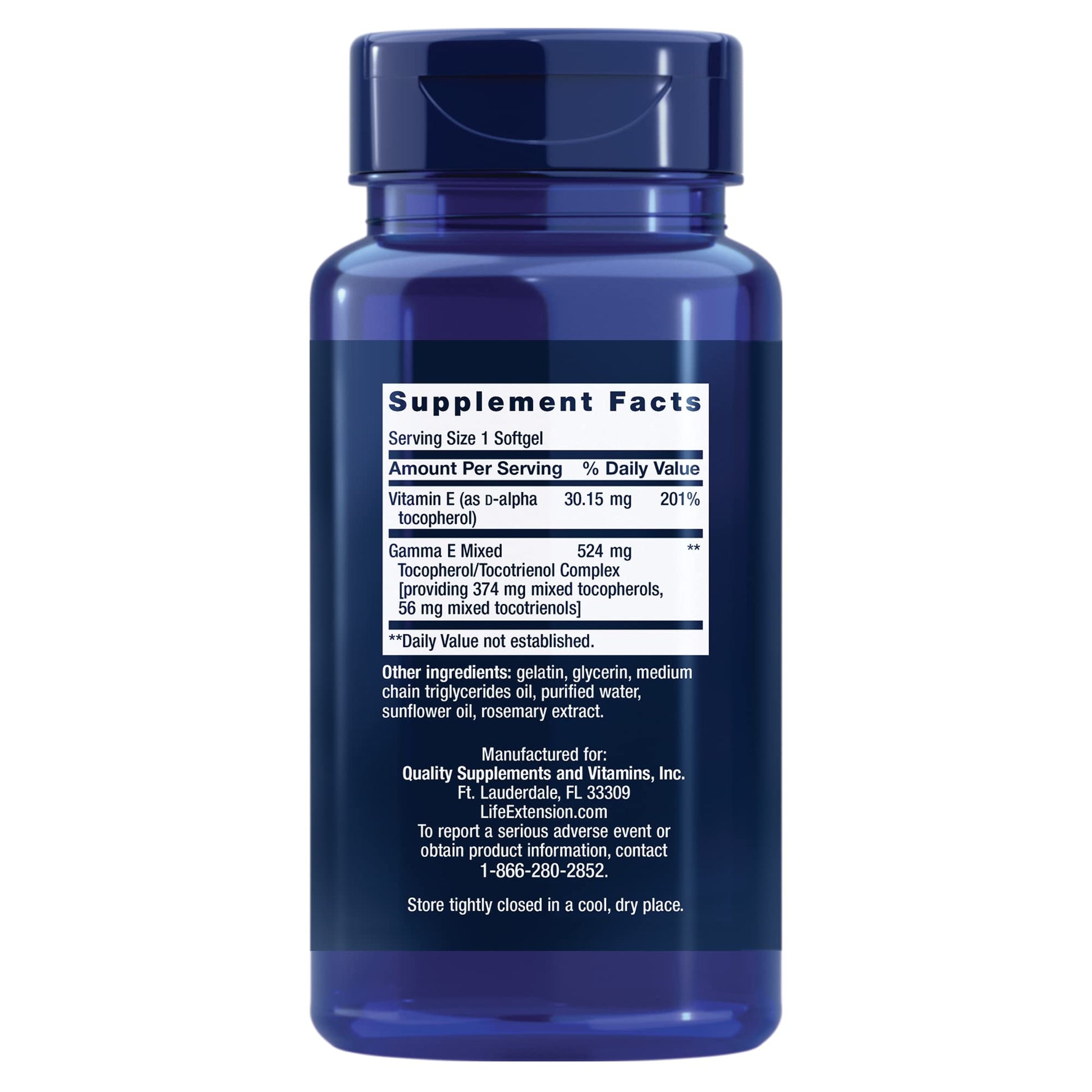 Suplementos Life Extension vitaminas E y K para salud integral