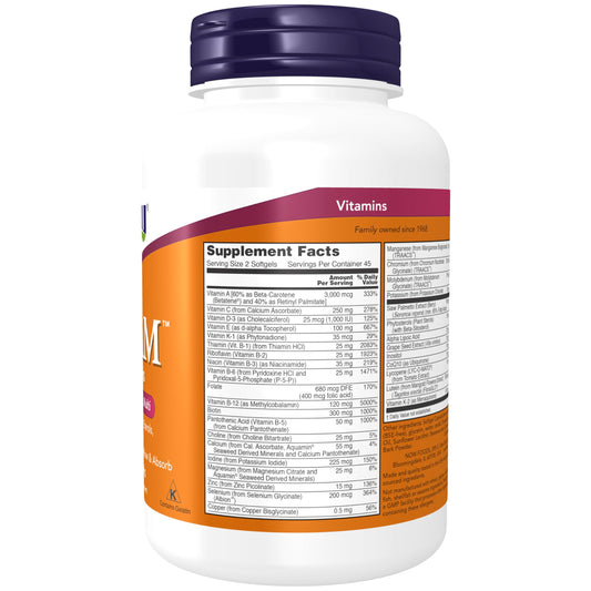 Suplementos multivitamínicos ADAM para hombres