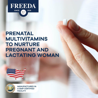 Suplementos multivitamínicos FREEDA Mini prenatal 120 tabletas
