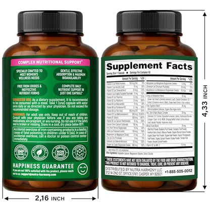 Suplementos multivitamínicos para mujeres en cápsulas Nutraharmony