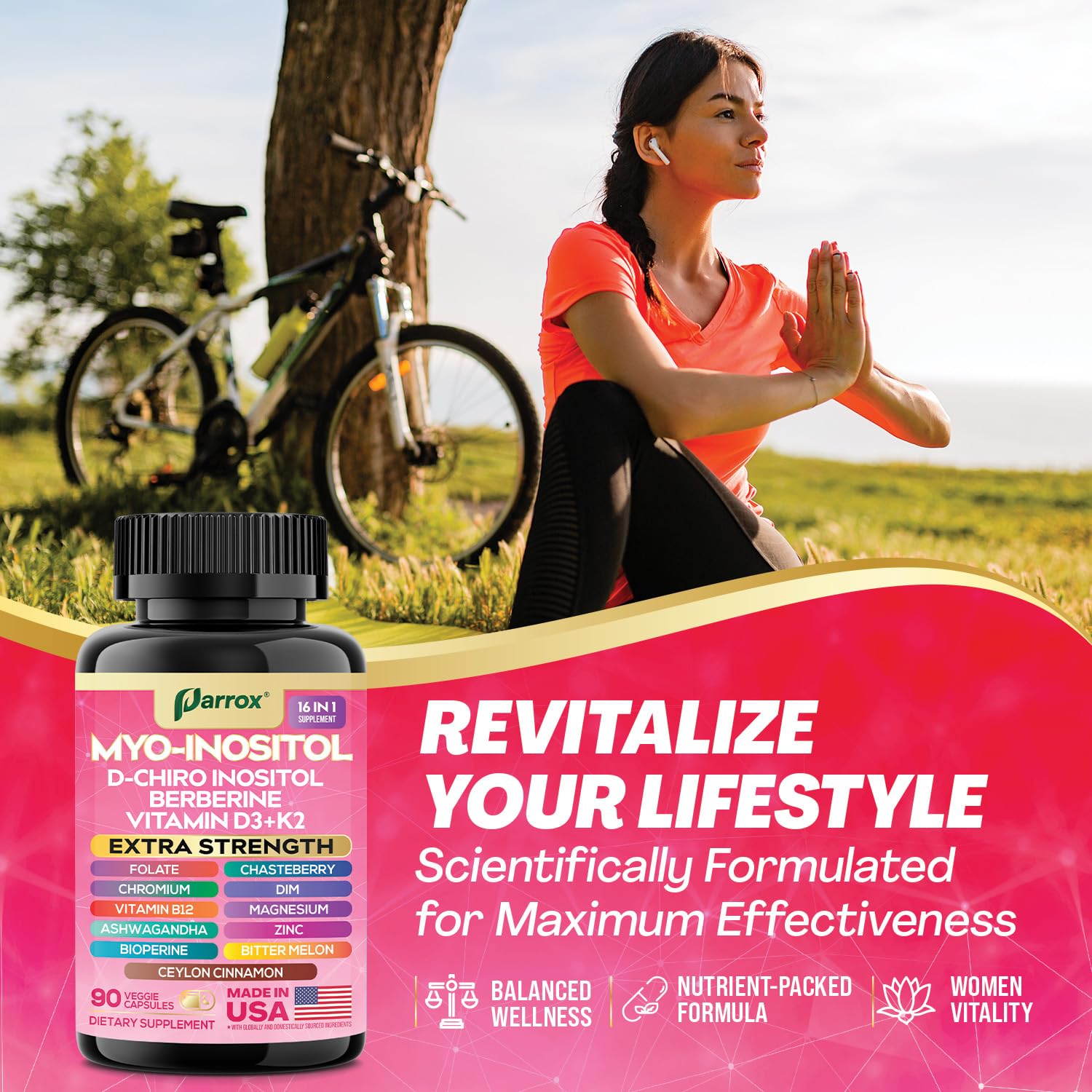 Suplementos naturales Parrox para metabolismo y equilibrio hormonal