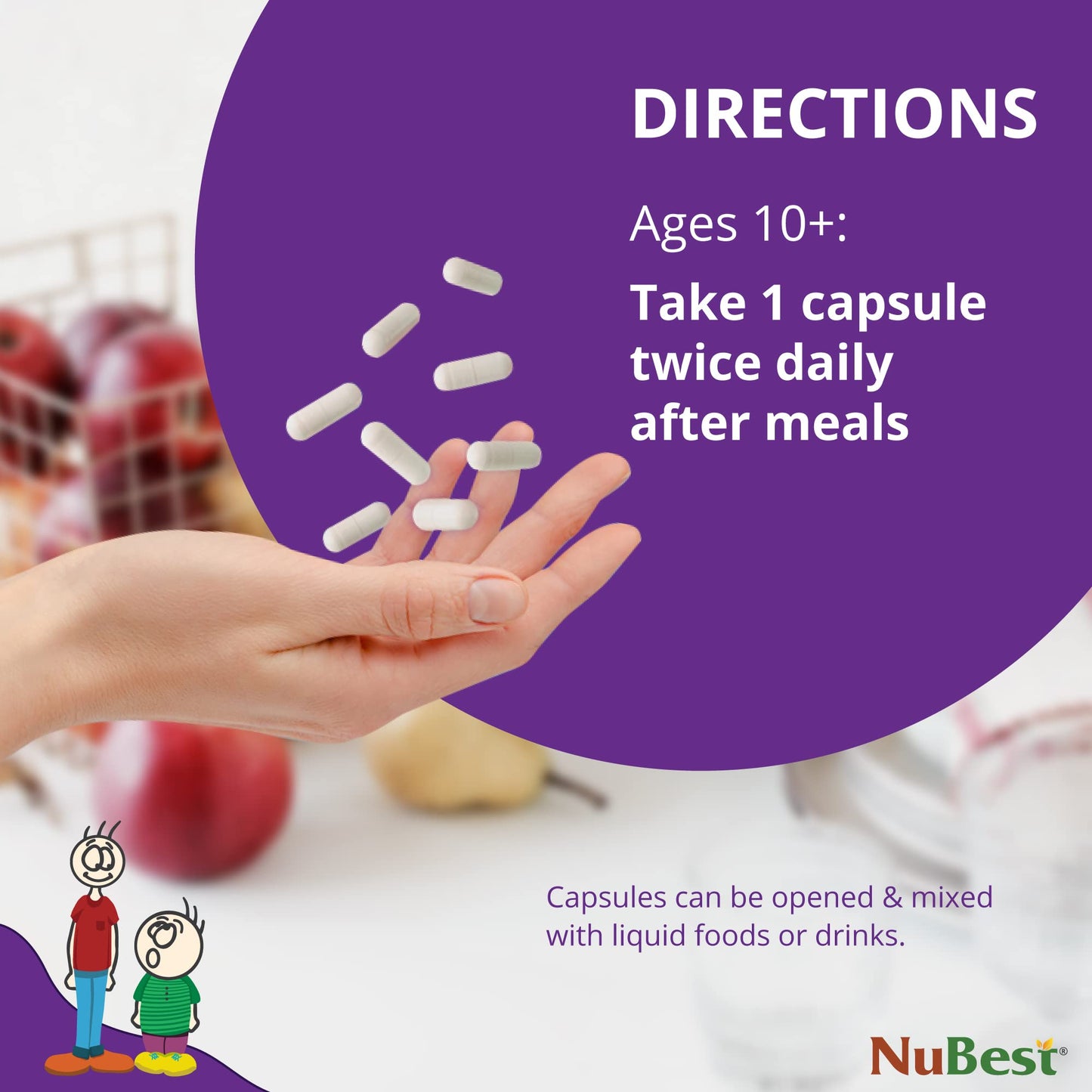 Suplementos NuBest desarrollo óseo y altura saludable