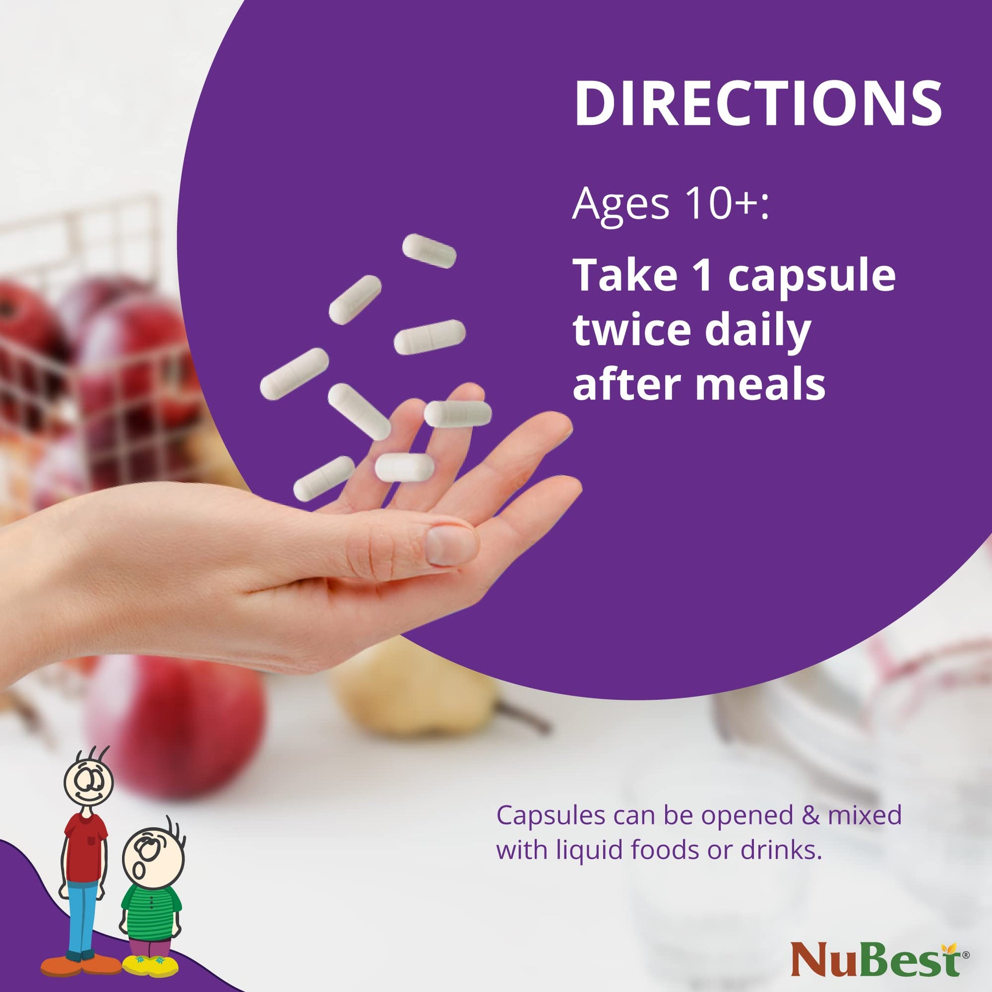 Suplementos NuBest desarrollo óseo y altura saludable