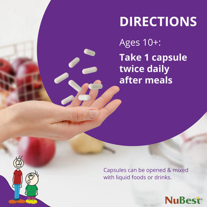 Suplementos NuBest desarrollo óseo y altura saludable
