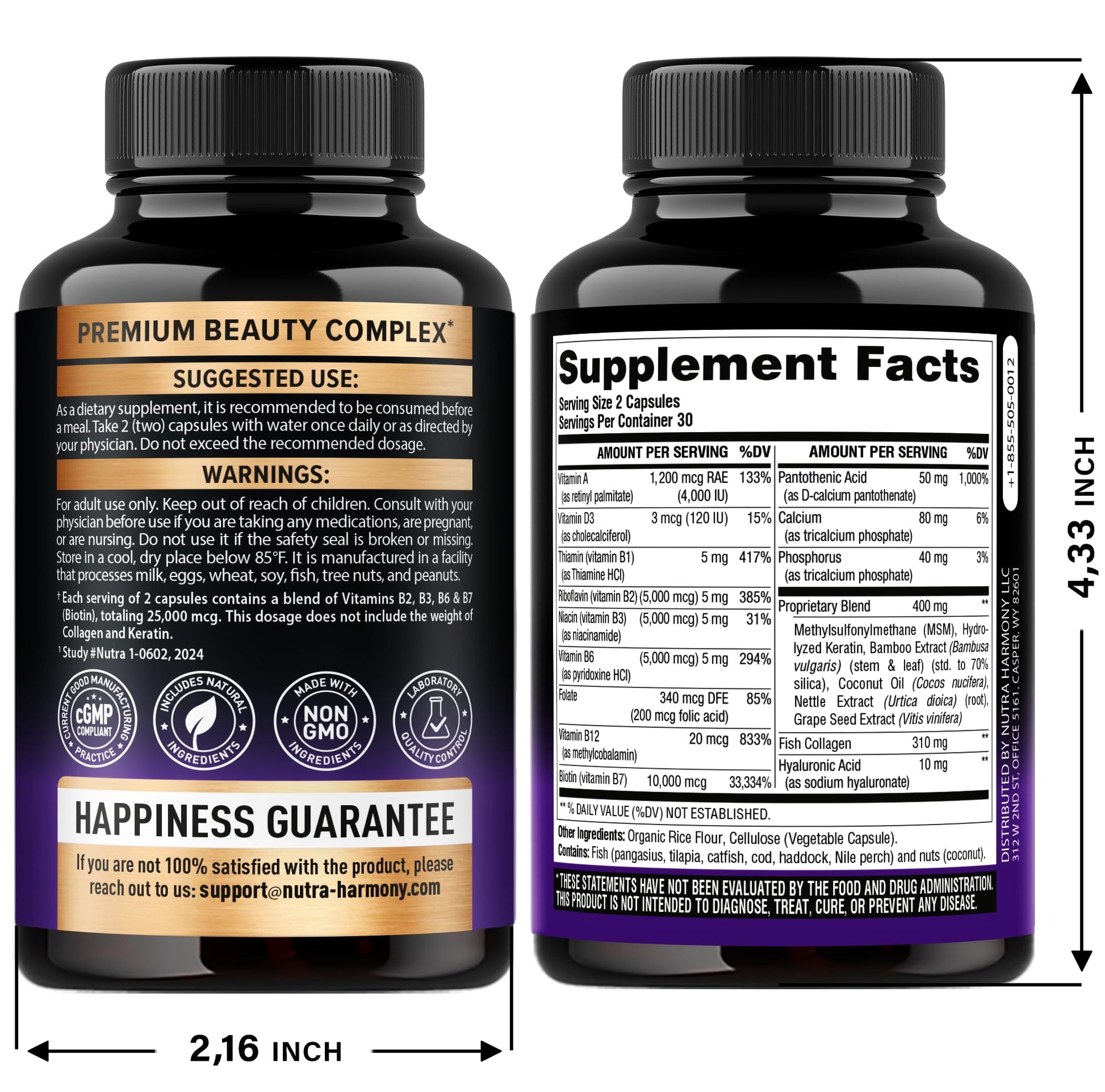 Suplementos multivitamínicos Nutraharmony