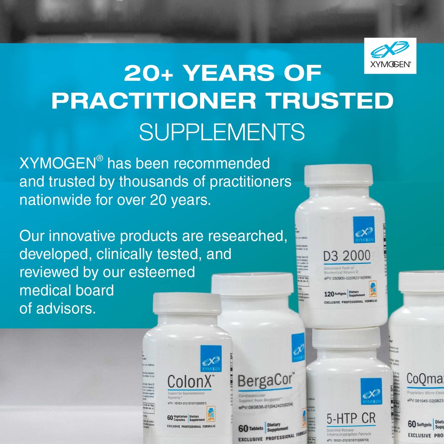 Suplementos nutricionales XYMOGEN para circulación