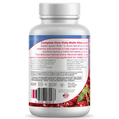suplementos nutricionales zahler junior multi para niños