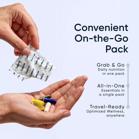 Suplementos de omega-3, B12 y probióticos Planet 3