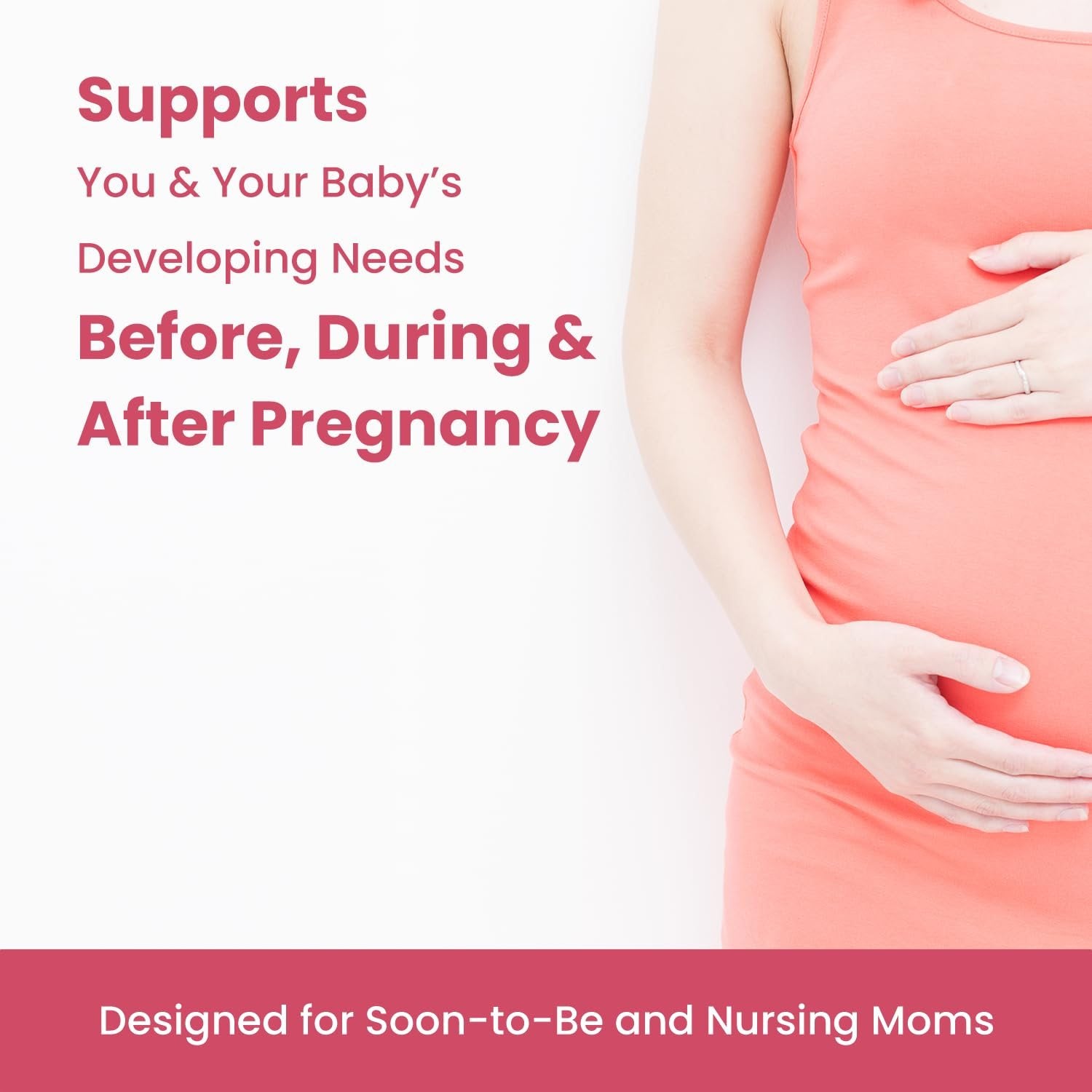 Suplementos saludables para madres embarazadas y en lactancia