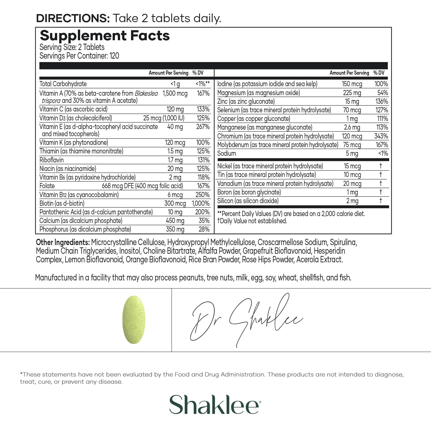 Suplementos vitamínicos Shaklee para la salud masculina