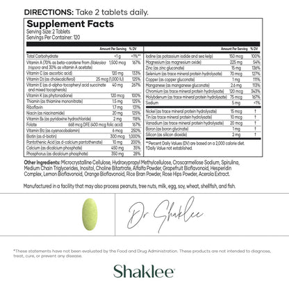 Suplementos vitamínicos Shaklee para la salud masculina