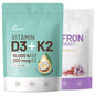 Suplementos VivoNu vitaminas D3 K2 y azafrán gelatinas blandas