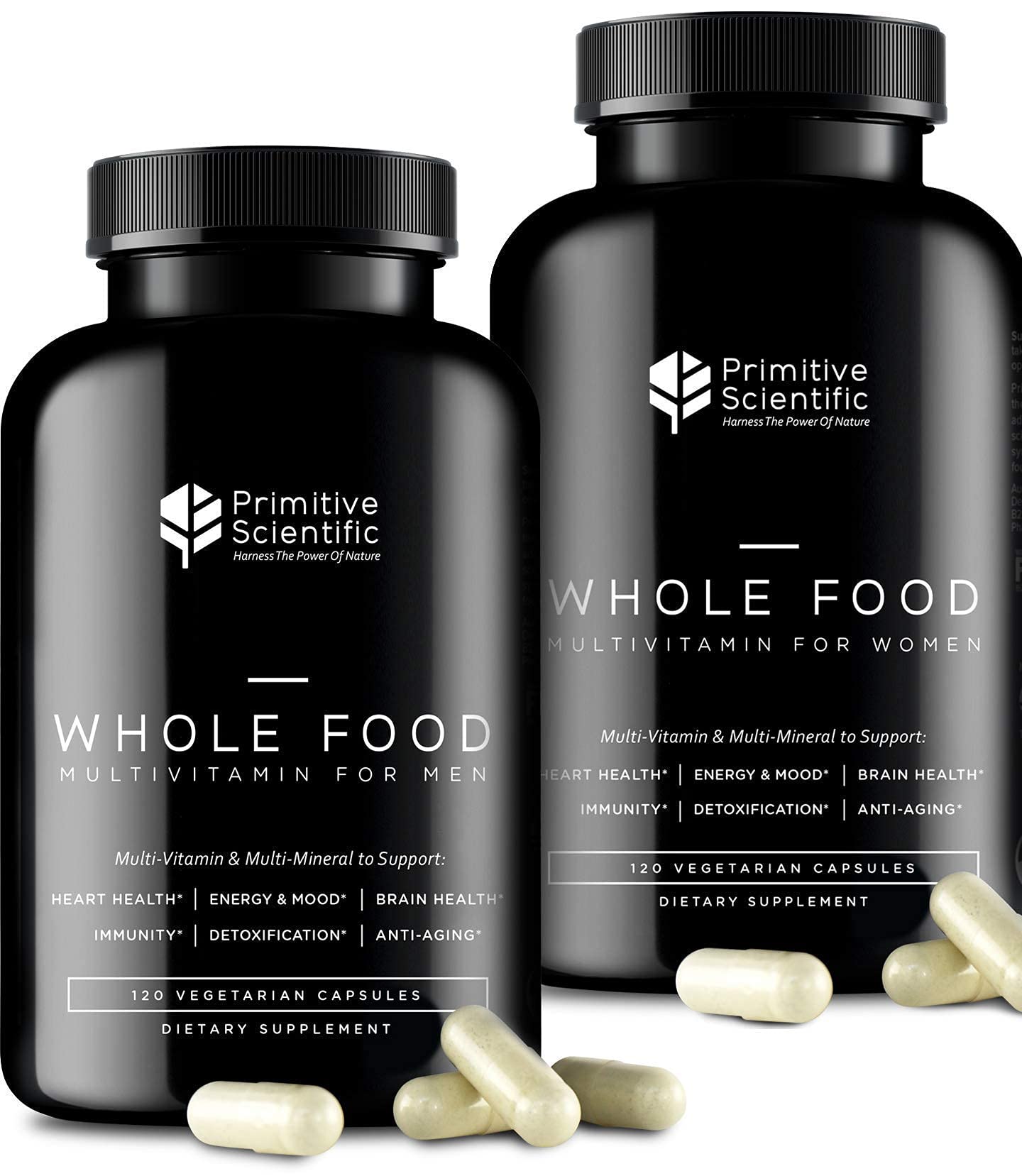 Suplementos whole food hombres-mujeres, 240 cápsulas