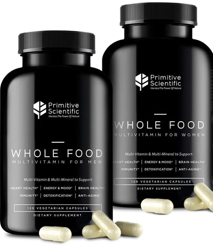 Suplementos whole food hombres-mujeres, 240 cápsulas