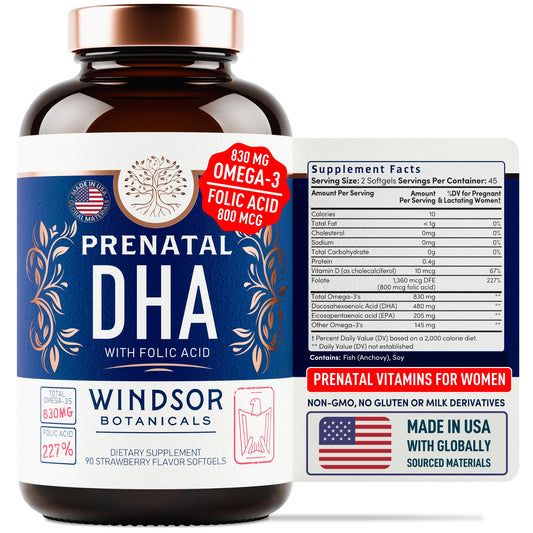 Suplementos Windsor Botanicals colágeno y apoyo embarazo