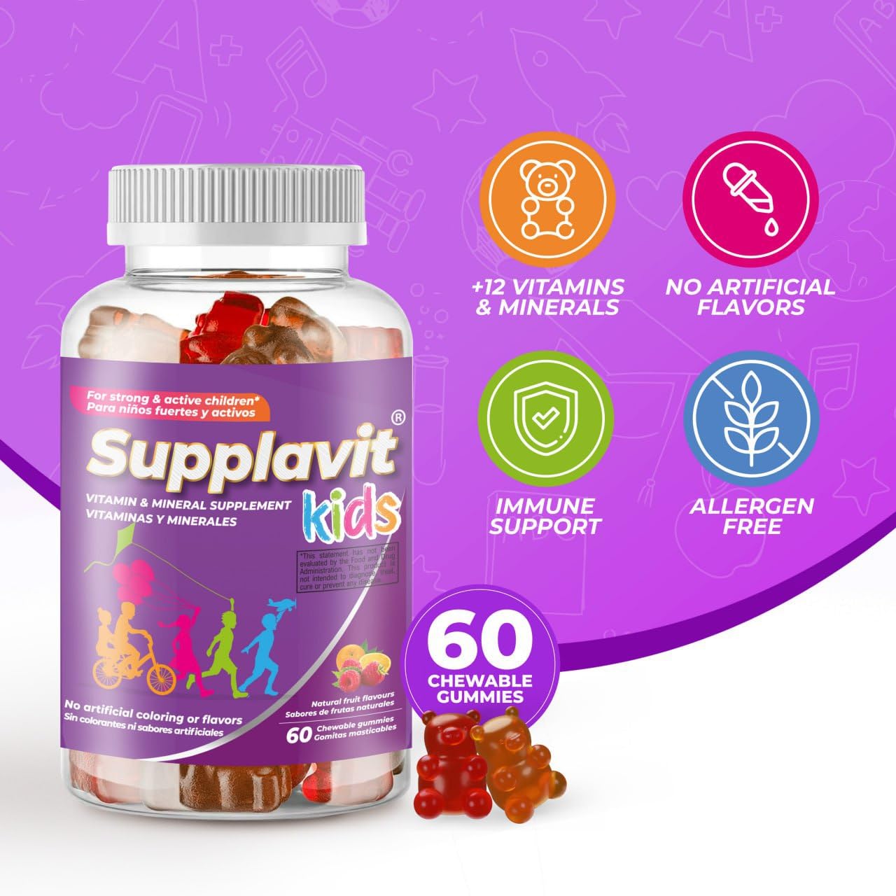 SUPPLAVIT Kids suplemento, delicias para niños