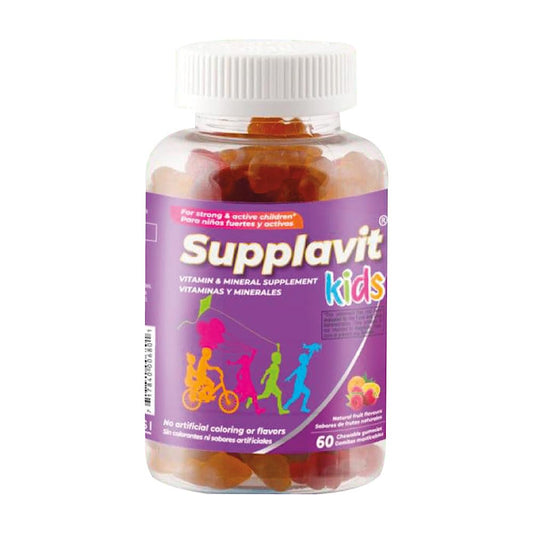 SUPPLAVIT Kids vitaminas, gominolas sin alérgenos