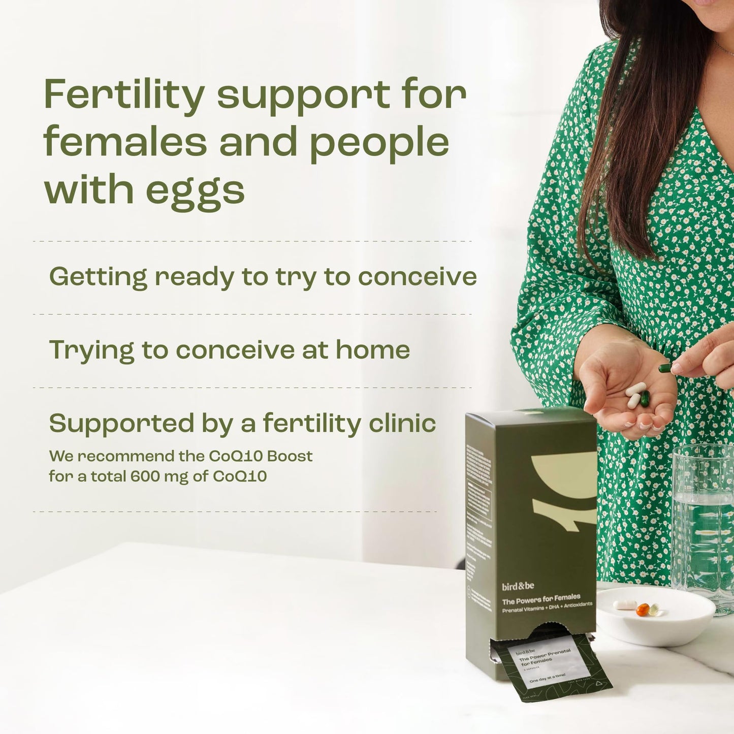 Supplemento birdandbe Power Prenatal vista caja lateral