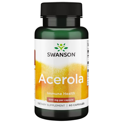 Swanson Acerola suplemento cápsulas blister