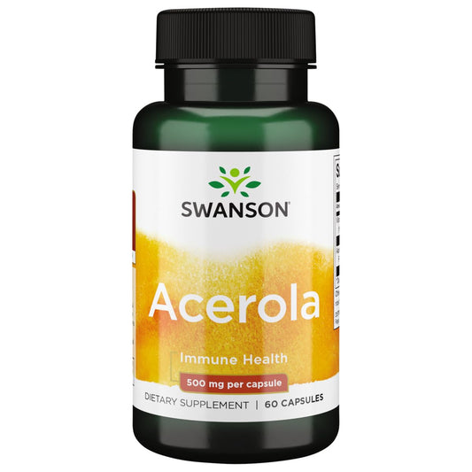 Swanson Acerola suplemento cápsulas blister