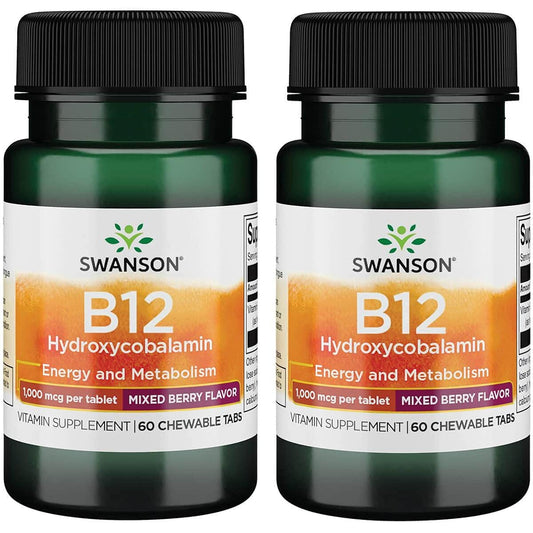 Tabletas sublinguales Swanson B-12 5 mg