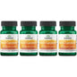 Swanson beta-caroteno vitamina a 25000 ui 100 cápsulas paquete 4