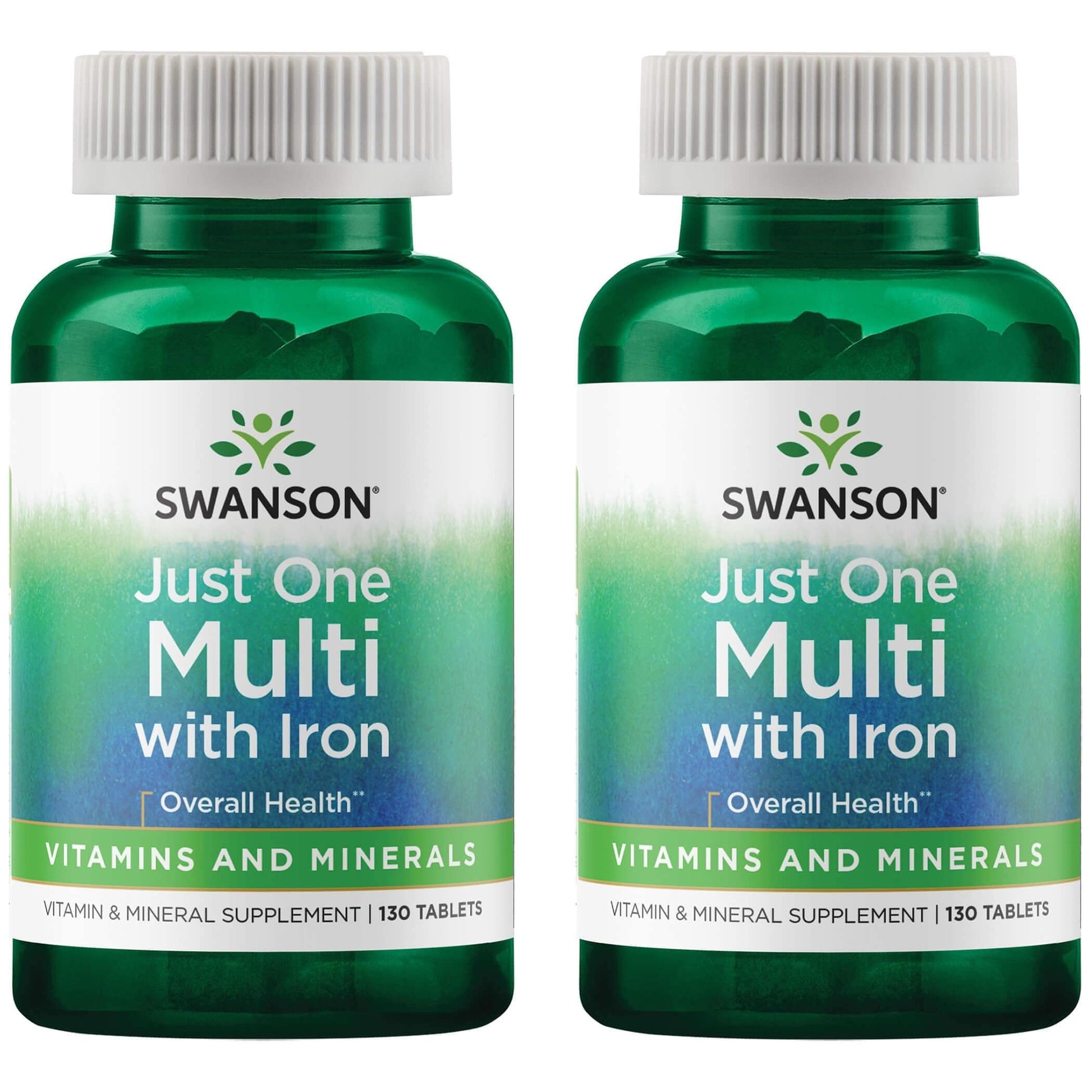 Swanson Century Formula multivitamínico con hierro 130 tabletas