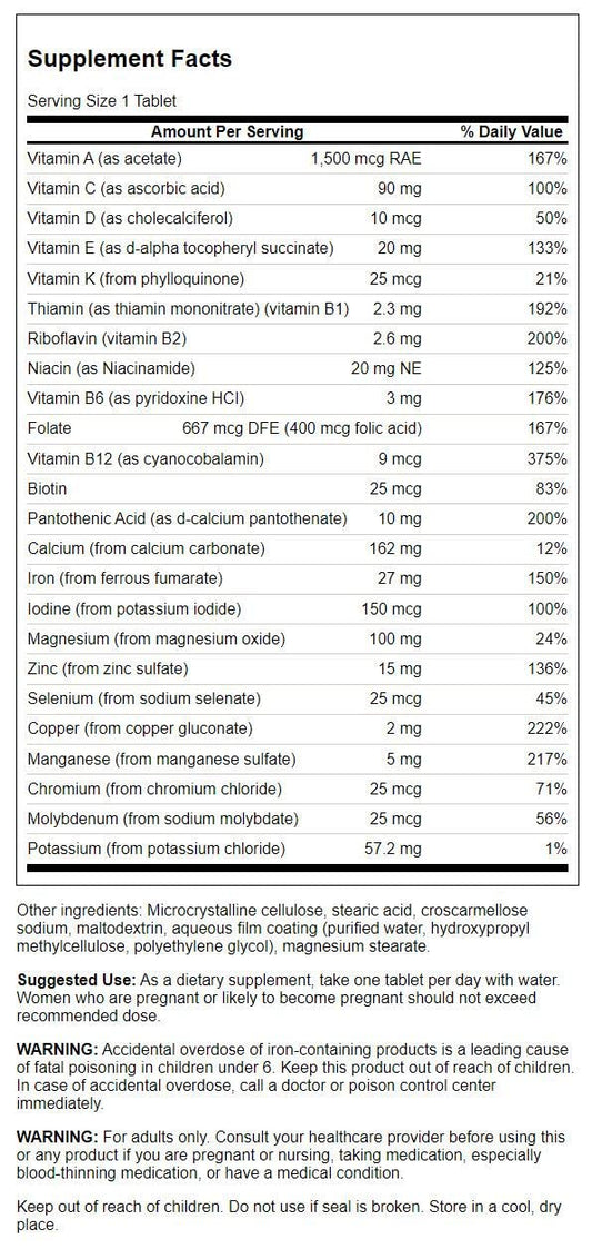 paquete doble Swanson Century Formula multivitamínico