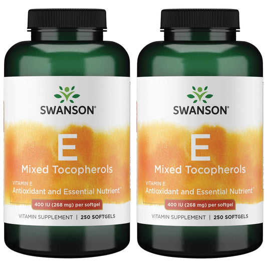 Swanson E-400 Mezcla de Tocoferoles cápsulas blandas