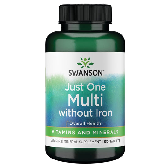 Swanson multivitamin sin hierro 130 tabletas