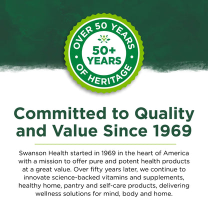 Logo Swanson Quality Code aprobado en multivitamínico sin hierro.