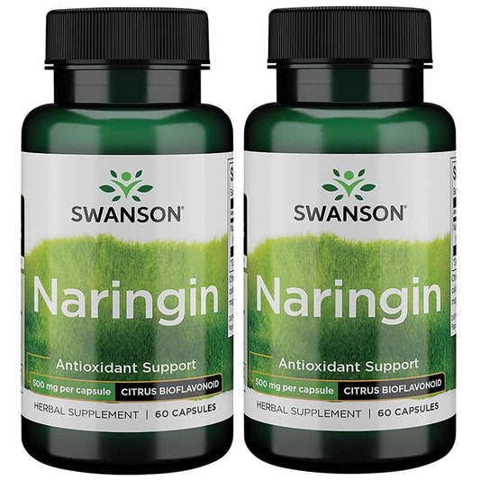 Swanson Naringina 500 mg botella de suplemento 2 paquetes