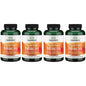 Pack de 4 cajas Swanson Niacina 500 mg Flush Free
