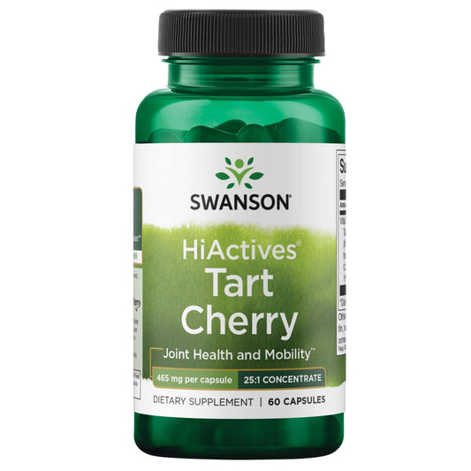 Swanson Tart Cherry - frasco de 60 cápsulas