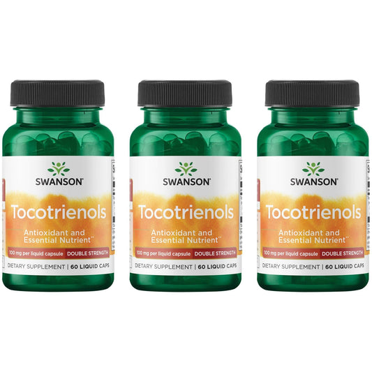 Swanson tocotrienoles doble fuerza 60 cápsulas líquidas antioxidant