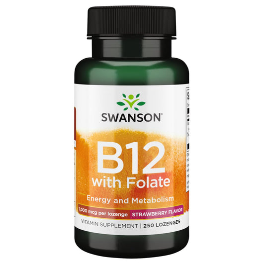 Swanson vitamina B-12 1000 mcg botella 250 pastillas