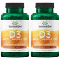 Swanson vitamina D3 alta potencia 60 cápsulas paquete
