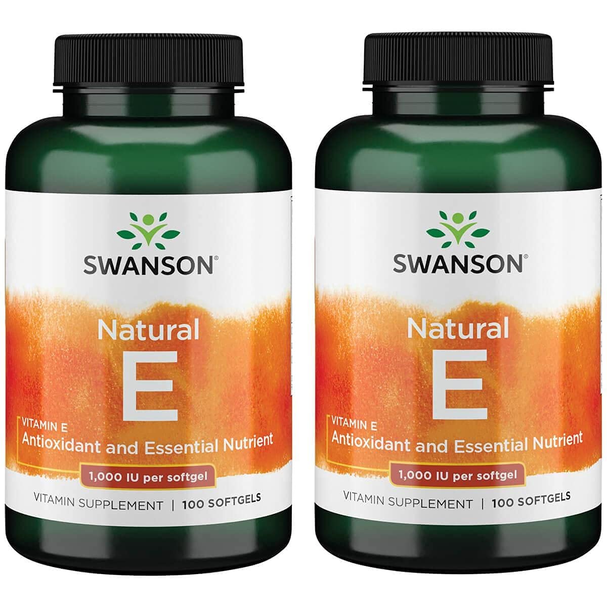 Swanson suplemento de vitamina E natural salud cardiovascular paquete doble