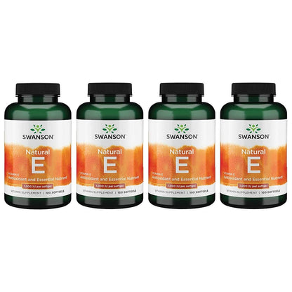 Swanson Vitamina E suplemento salud cardiovascular 100 cápsulas blandas
