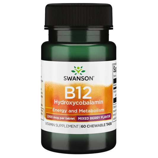 Swanson Vitaminas B-12 1000 mcg frasco comprimidos