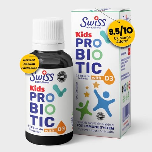 Swiss Bork gotas probióticas bebé vitamina d3