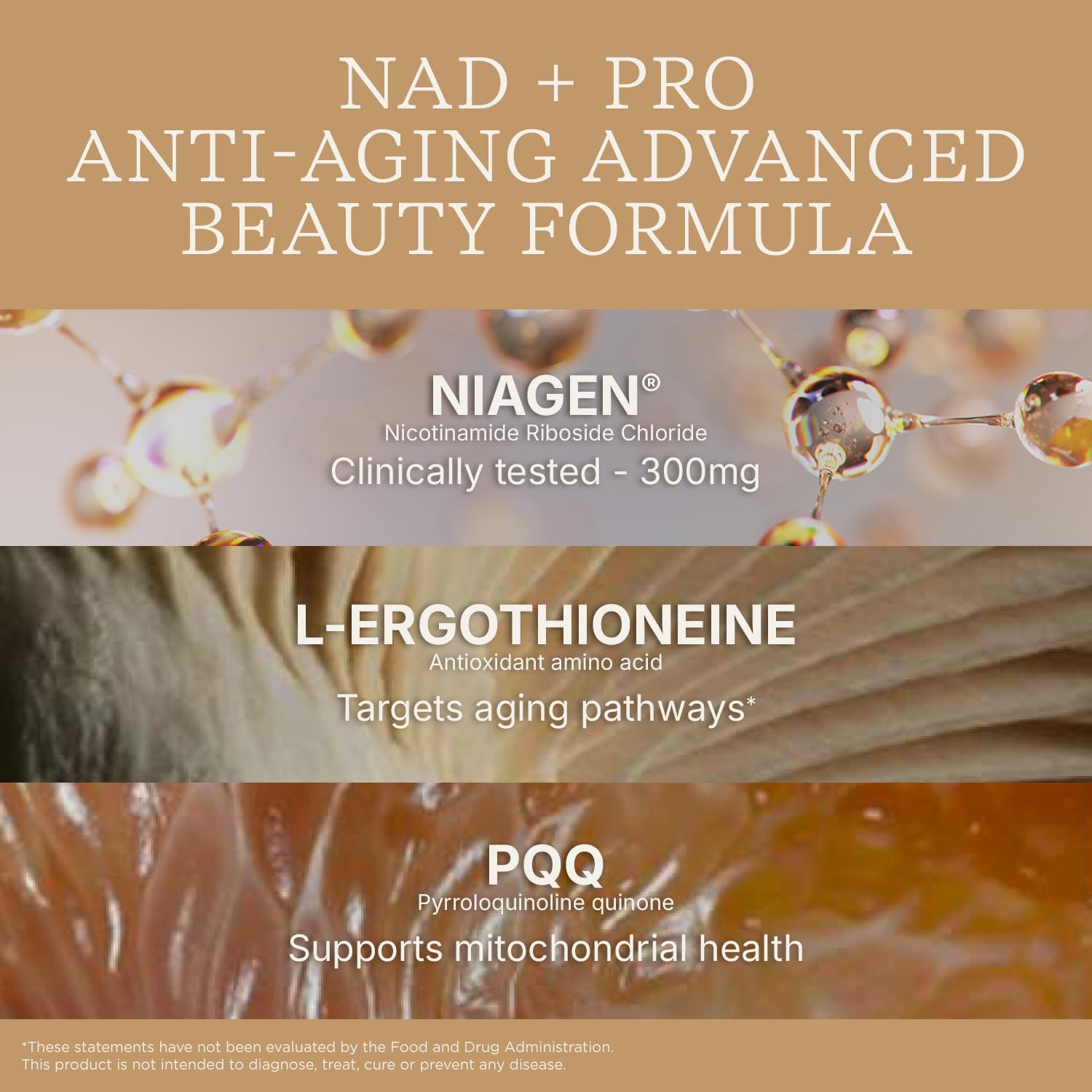 Swisse suplemento NAD+ Pro con ingredientes activos