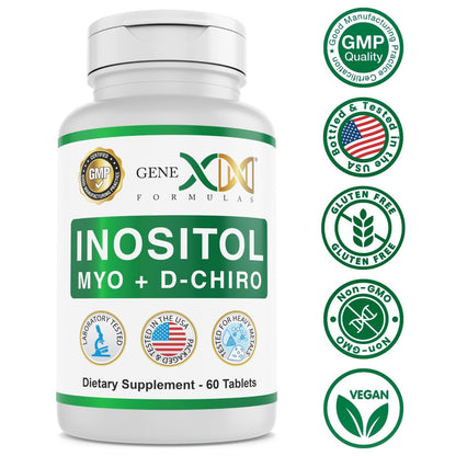 Tabla de ingredientes Genex Formulas Mio-Inositol