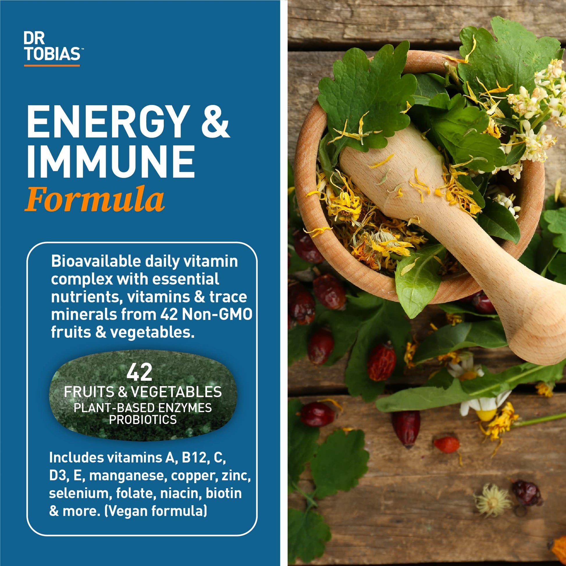 tabla de ingredientes de multivitaminas dr tobias
