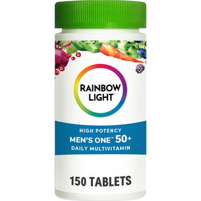 Tabla multivitamínico Rainbow Light hombre 50+
