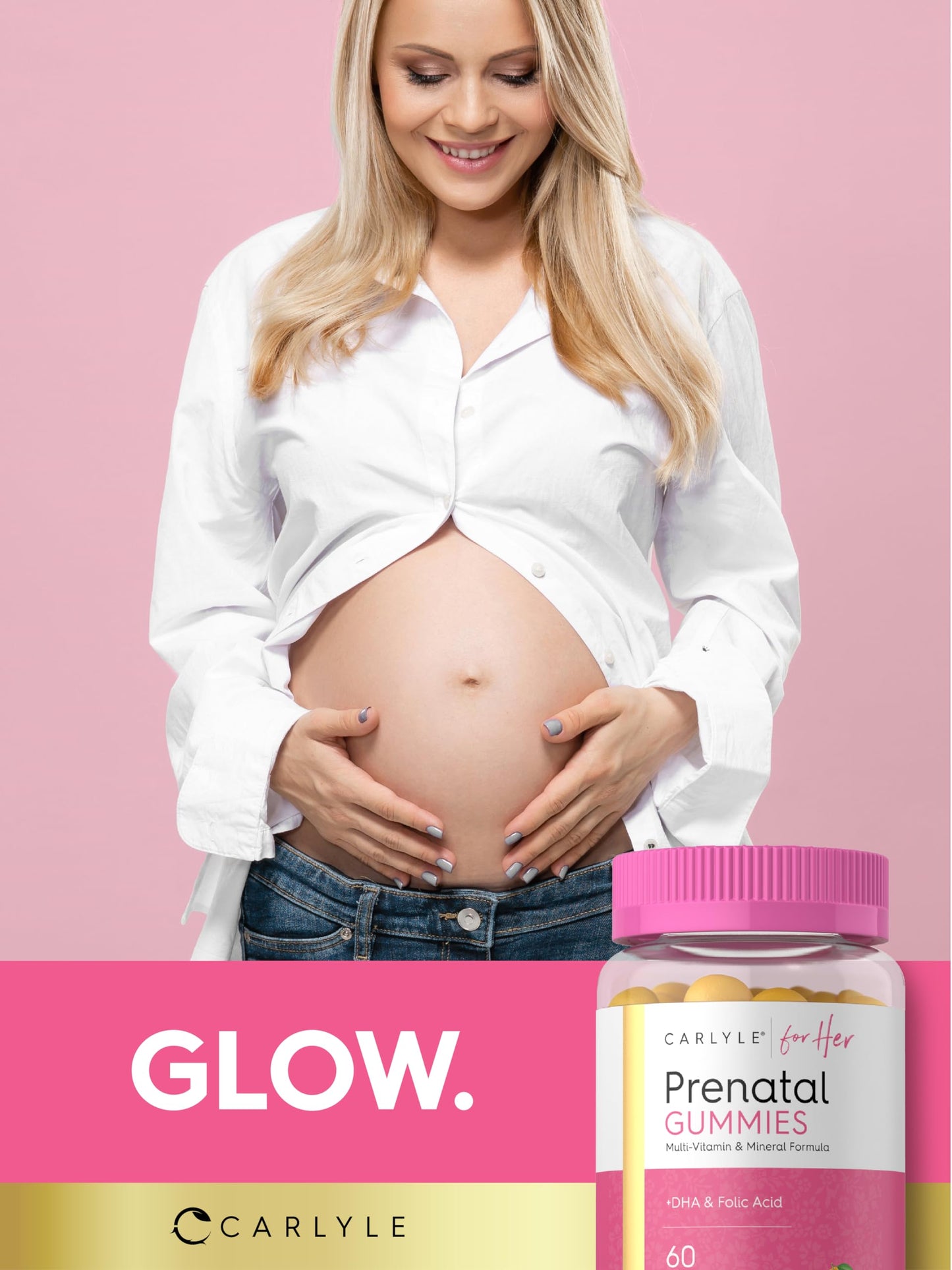 Tabla nutricional detallada gomitas Carlyle prenatal